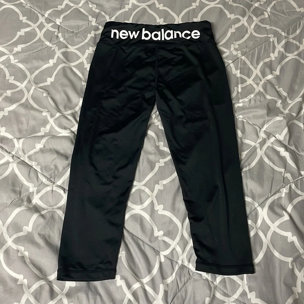 New Balance girls size large black leggings